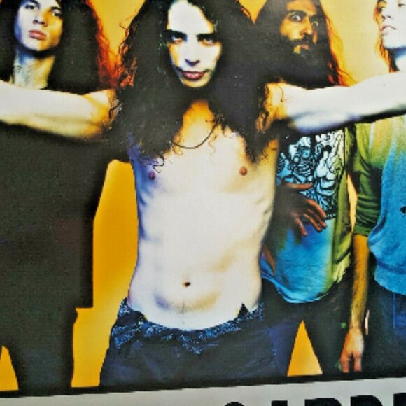 Vintage SOUNDGARDEN Louder Than Love POSTER 36" x 24" RARE Promo Only 1989 - Picture 3 of 6